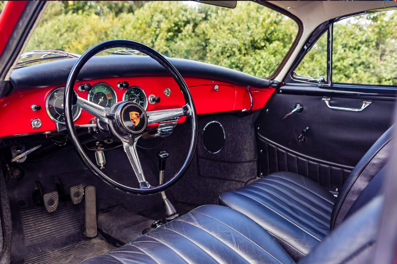 1960 Porsche 356B Coupe 1600 - interior