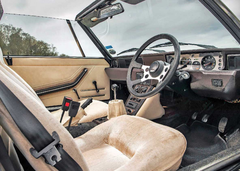 1978 Fiat X1/9 Lido - interior RHD