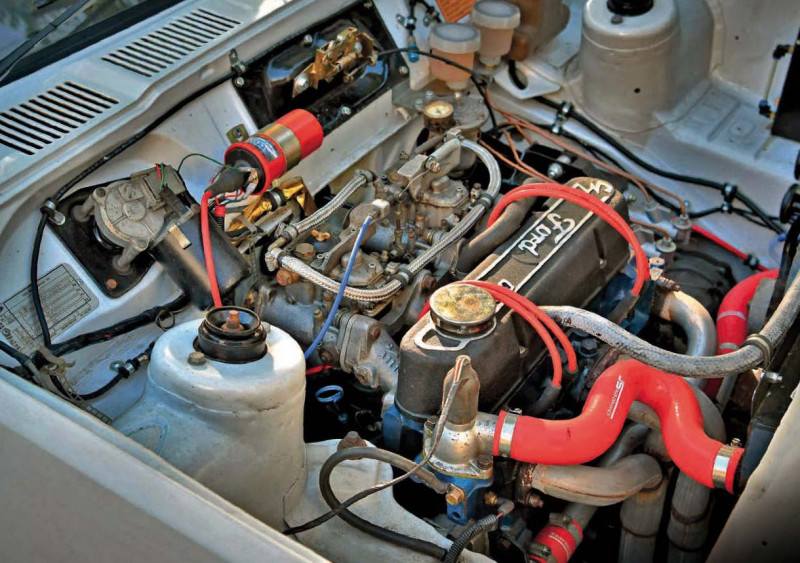 Rally-spec 1982 Ford Fiesta Mk1 - engine