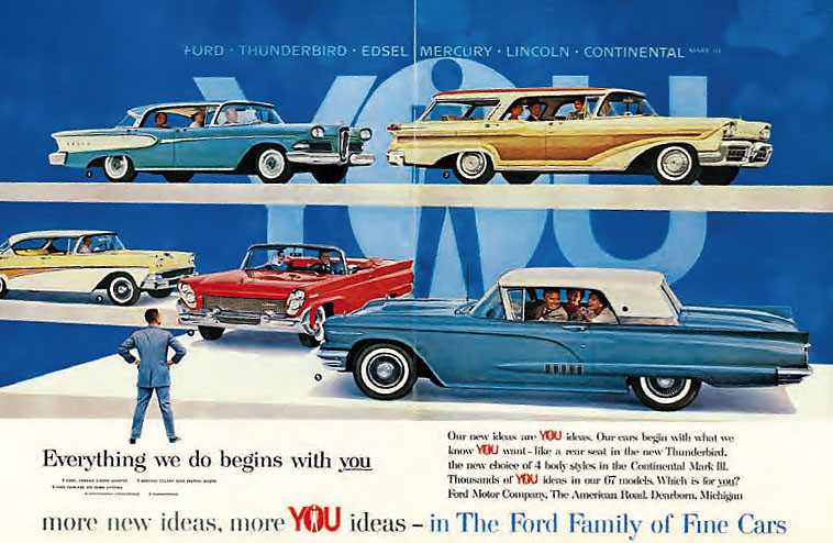 Advert 1960 Ford Thunderbird
