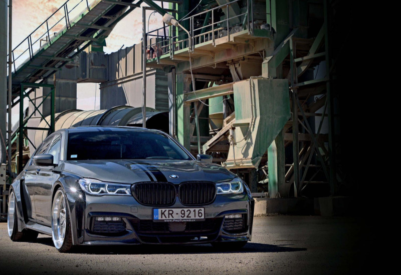 Carbon wide-arch tuned 400bhp BMW 740d xDrive G11