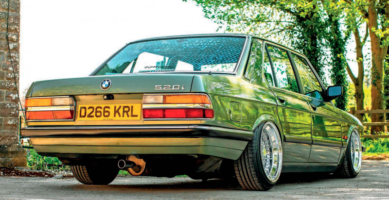 1986 BMW 520i E28 BAGS air suspension