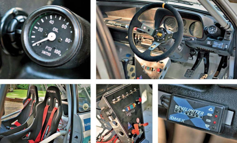 Rally-spec 1982 Ford Fiesta Mk1 - interior