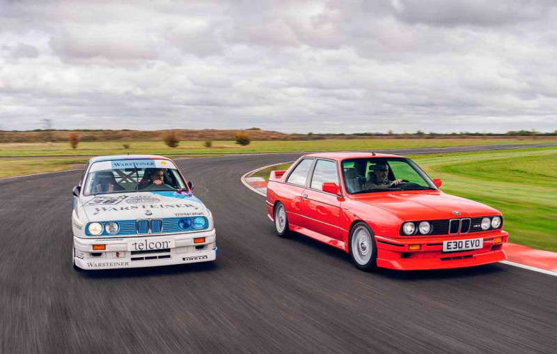 1989 BMW M3 Evo 2 E30 road car vs. M3 Evo 2 racer E30