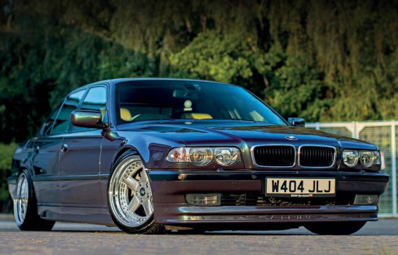 Supercharged BMW E38 740i loaded with luxury