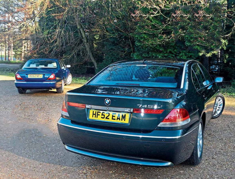 2002 BMW 745Li E66 vs. 2003 Jaguar XJ8 Sport 4.2 X350