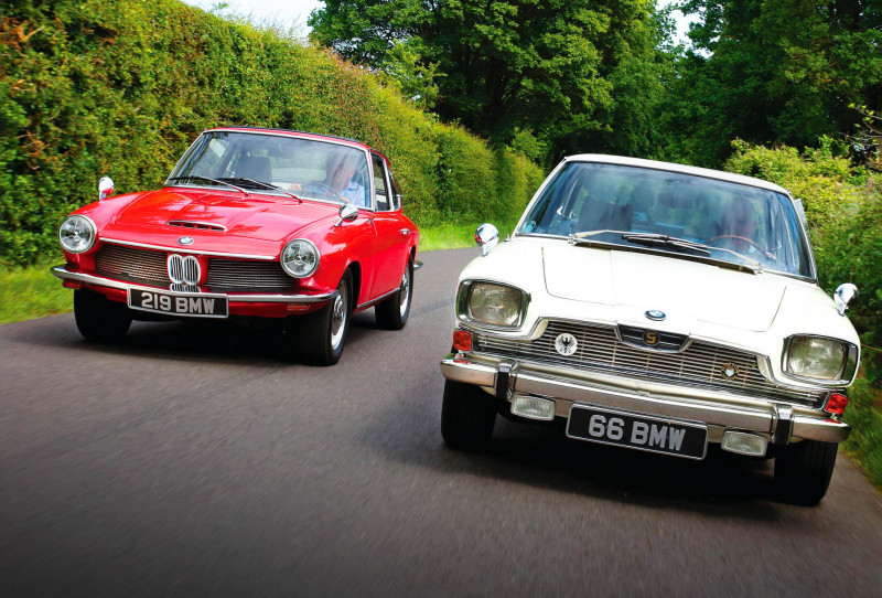  Comparación BMW-GLAS 1600GT de 1967 y GLAS 2600 V8 de 1965 — Drives.today