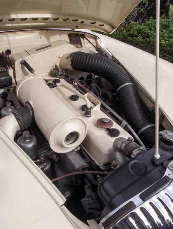 1955 Daimler Conquest Roadster engine