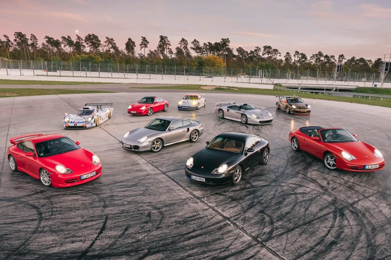 Porsche celebrates 25 years of 911 996
