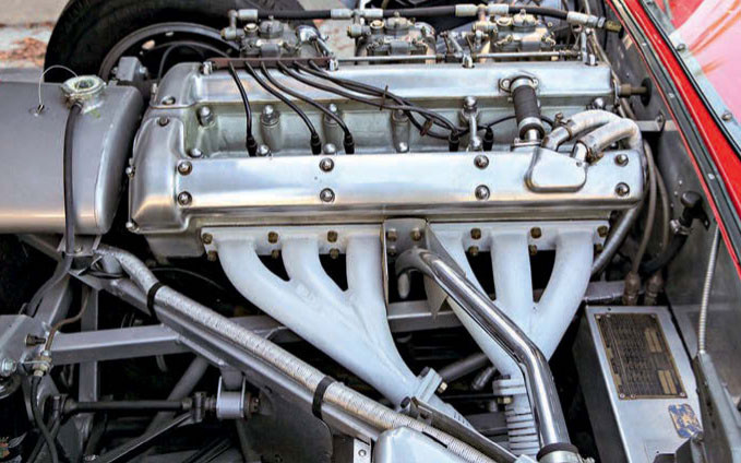 1955 Jaguar D-type - life story of XKD518 - engine
