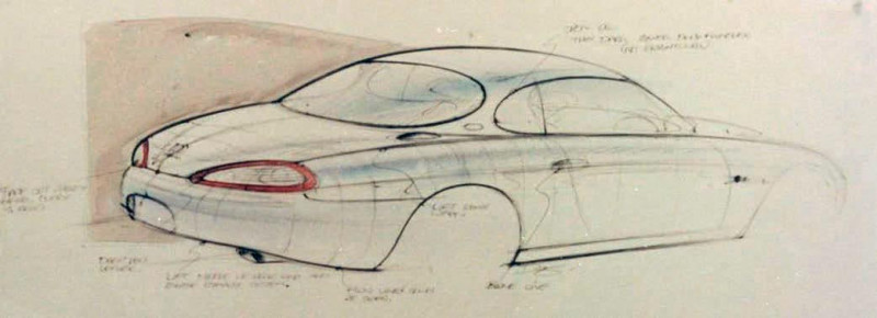 Creation of the Jaguar XK8 X100
