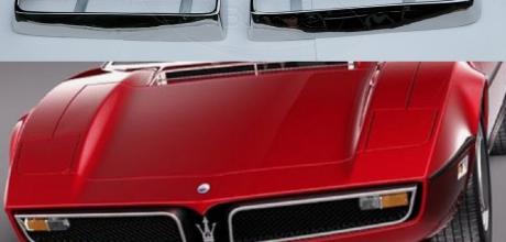 Maserati Bora (1971-1978) front grills